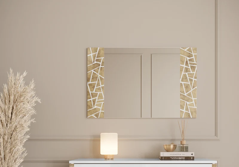 Chambre complète blanc doré brillant design – STELLA