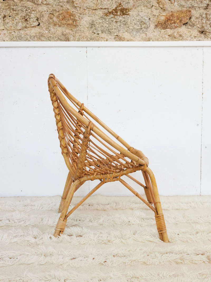 Ernest, le fauteuil en rotin pour enfant N°1026