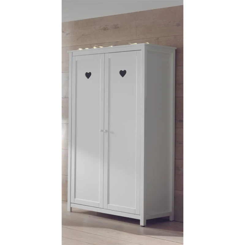 Armoire 2 portes Vipack Amori - Blanc