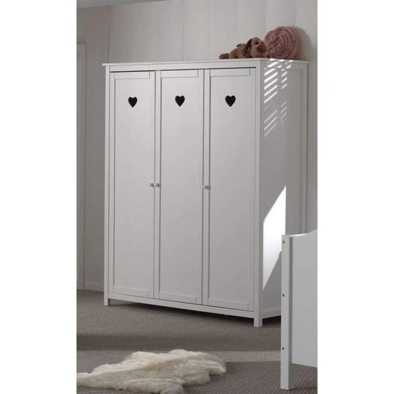 Armoire 3 portes Vipack Amori - Blanc