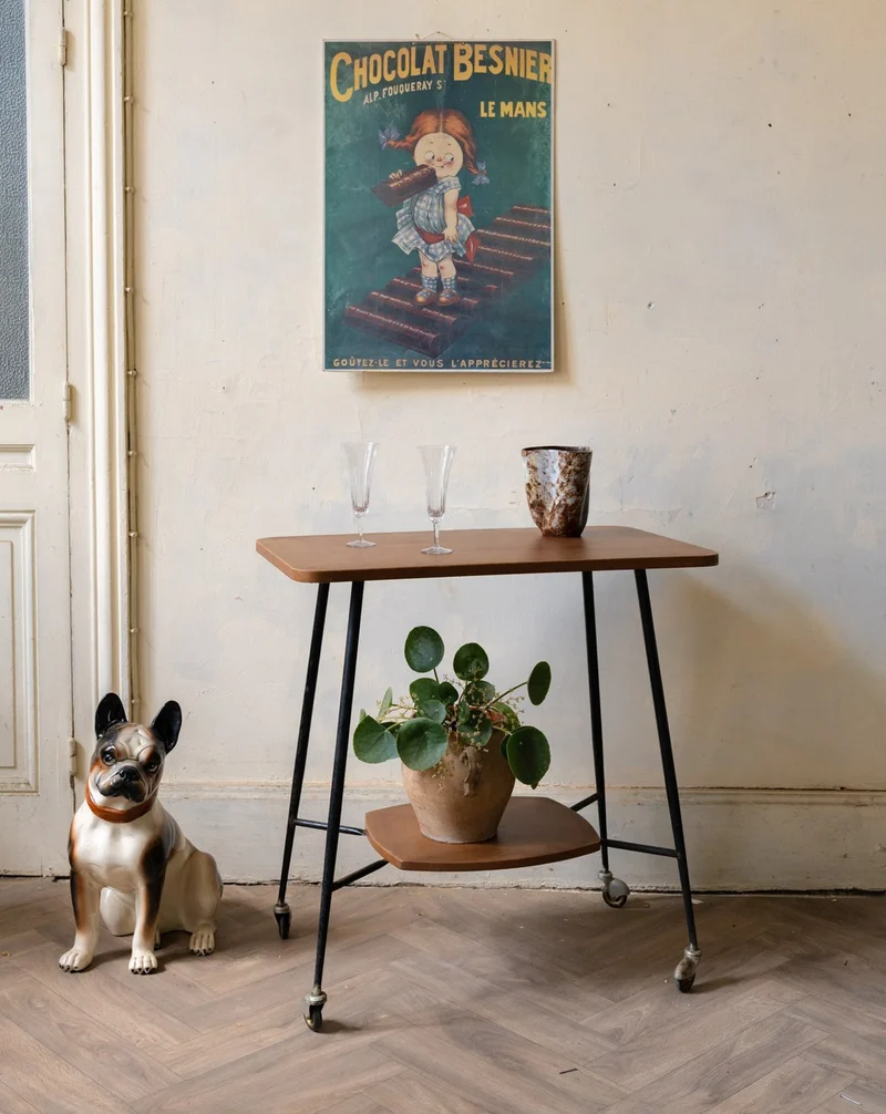 Anouk, la desserte en skaï et métal N°338