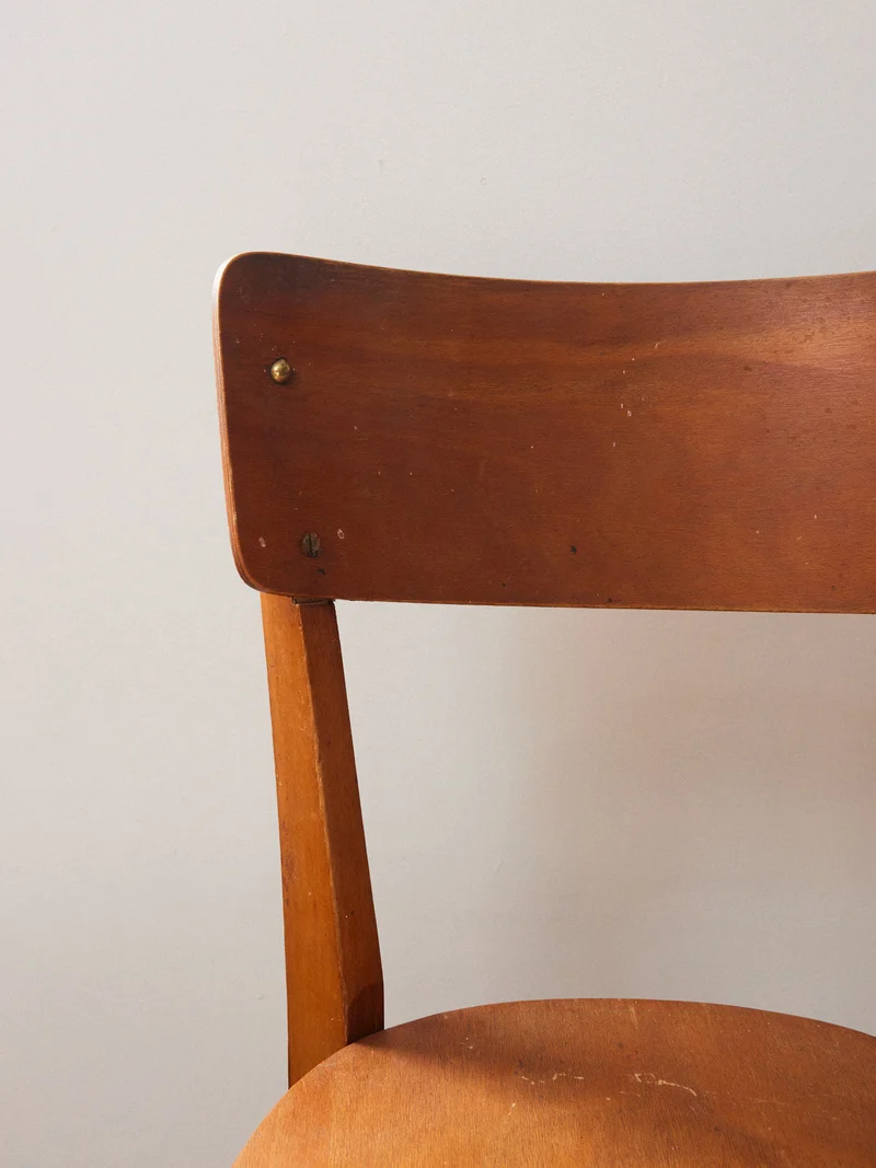 Claude, la paire de chaises bistrot en bois N°1339