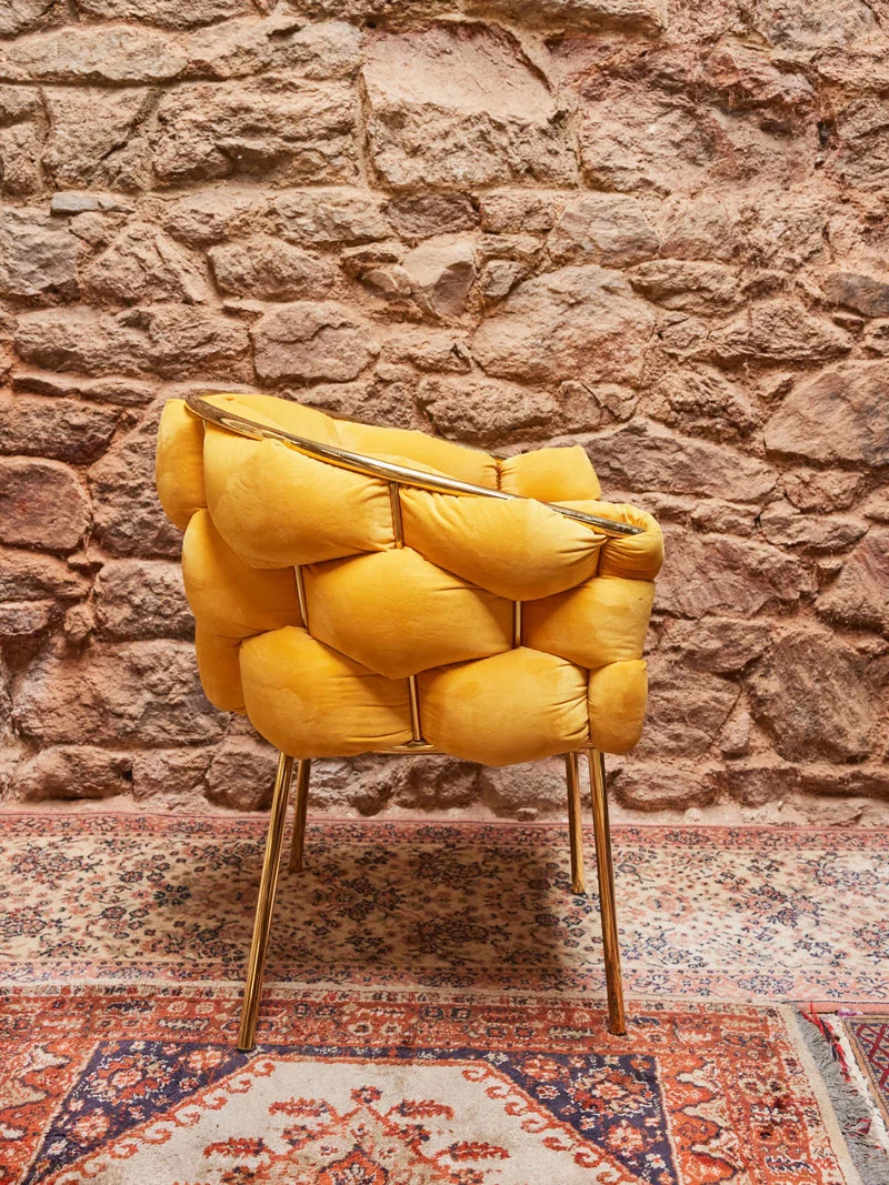 Jakob, le fauteuil en laiton N°1280