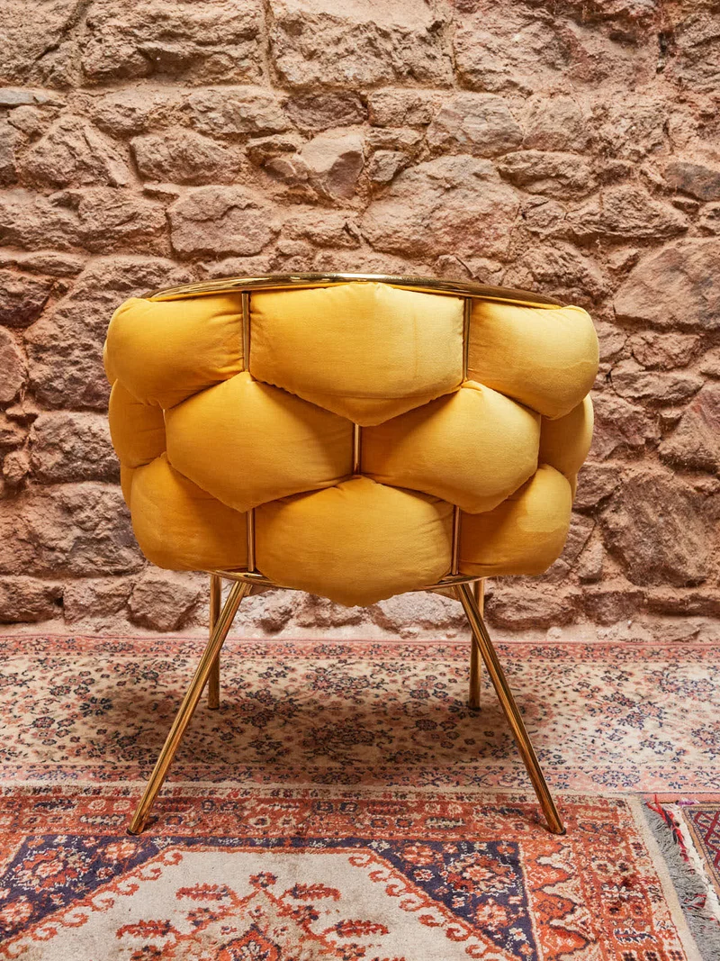 Jakob, le fauteuil en laiton N°1280