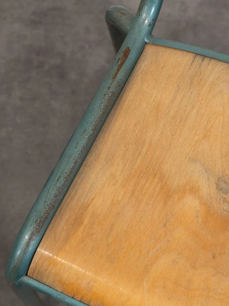 Claude, le lot de 6 chaises d'école N°1366