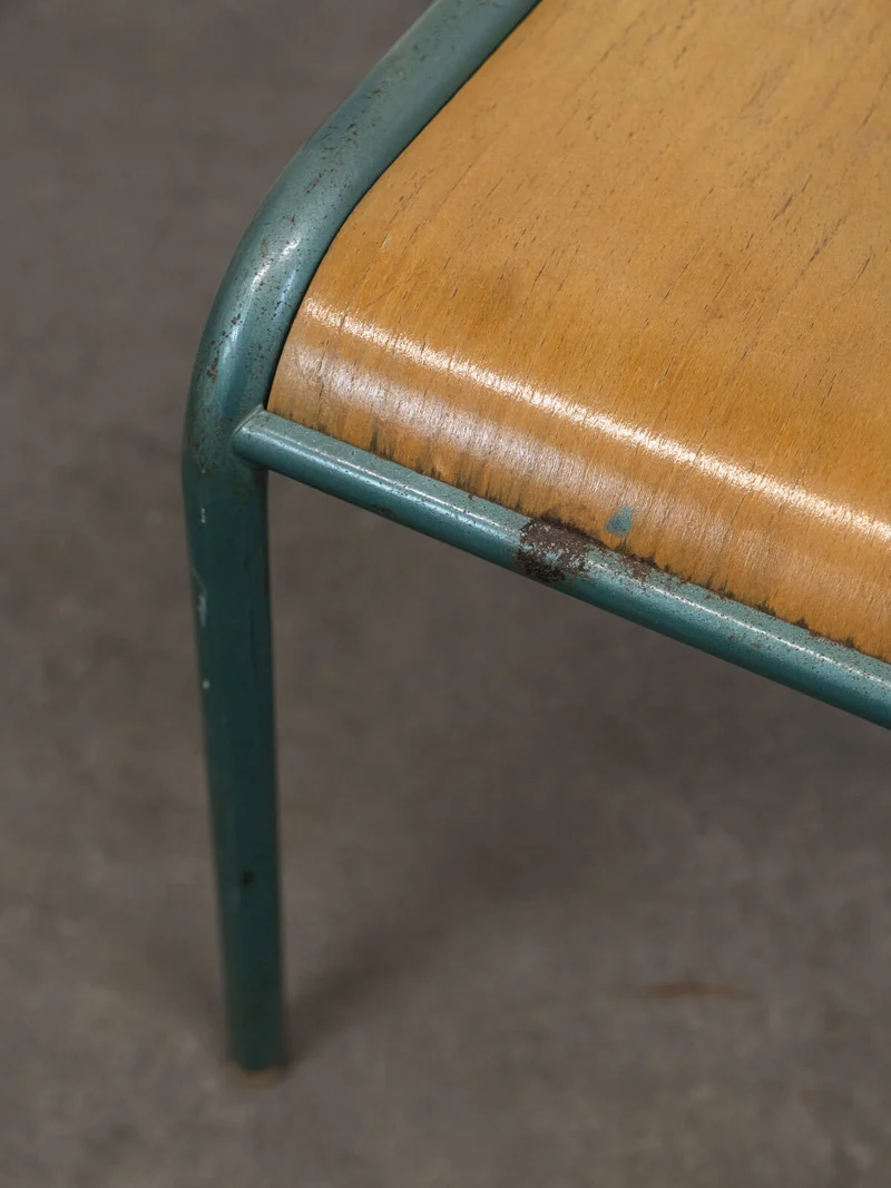 Claude, le lot de 6 chaises d'école N°1366