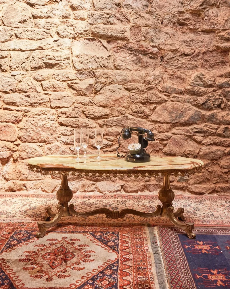 Léonie, la table basse en marbre N°1014