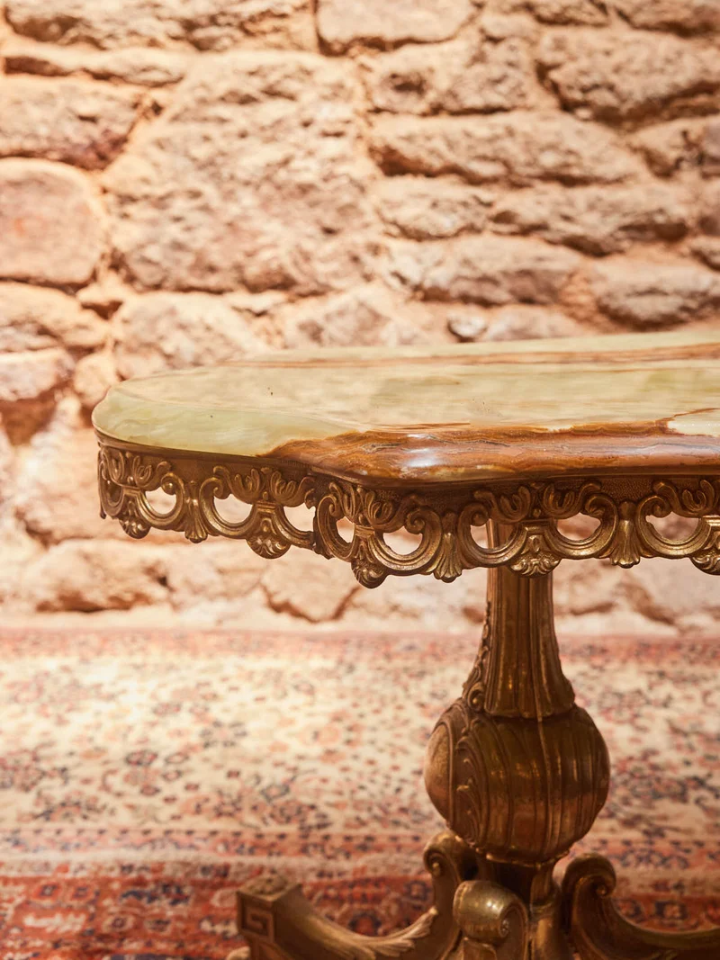 Léonie, la table basse en marbre N°1014