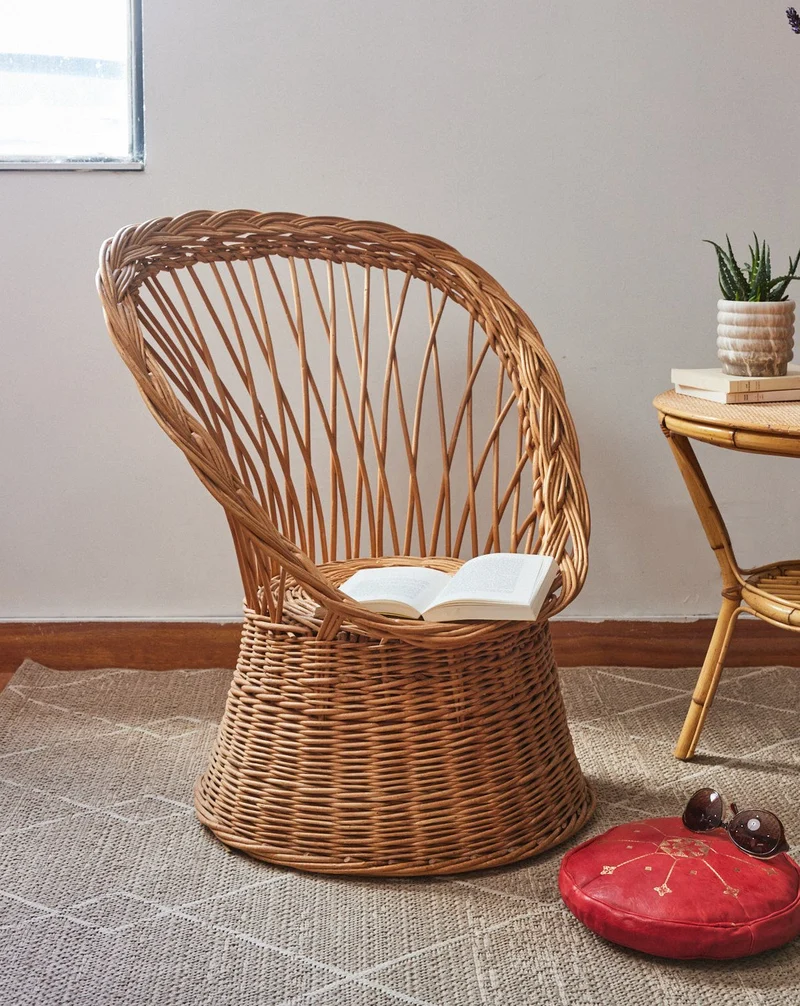 Ernest, le fauteuil en osier N°1025