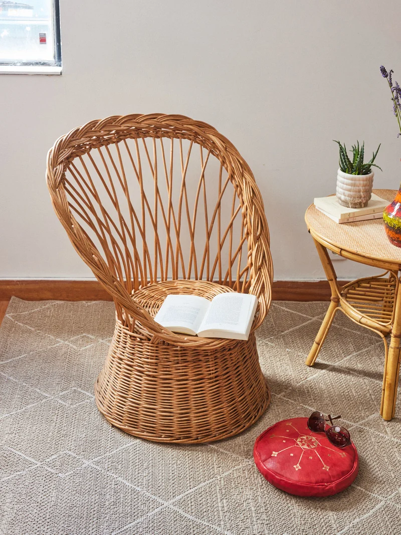Ernest, le fauteuil en osier N°1025