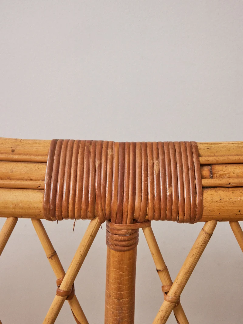 Martine, la banquette en rotin N°52
