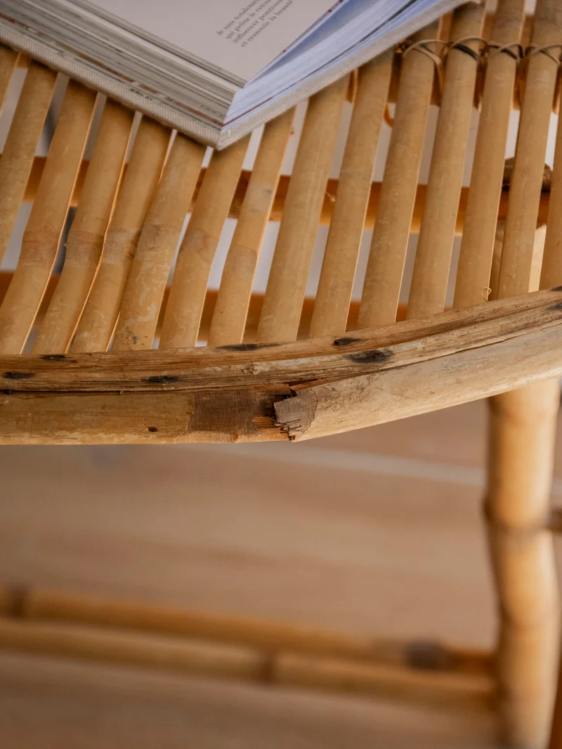Romy, la table à manger en bambou pliable N°1417