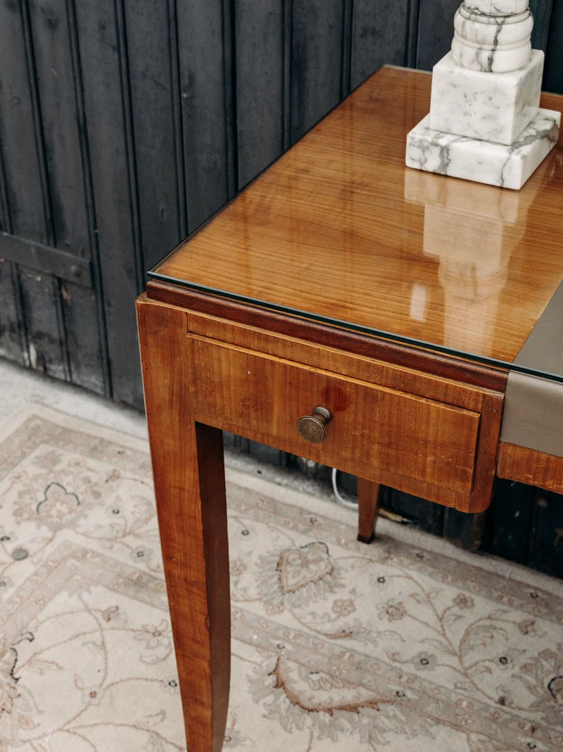 Edouard, le bureau ancien en bois au style Louis XVI N°723
