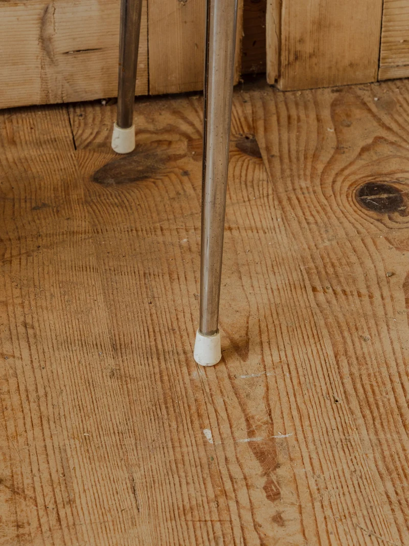Axel, le tabouret chromé et vert N°692