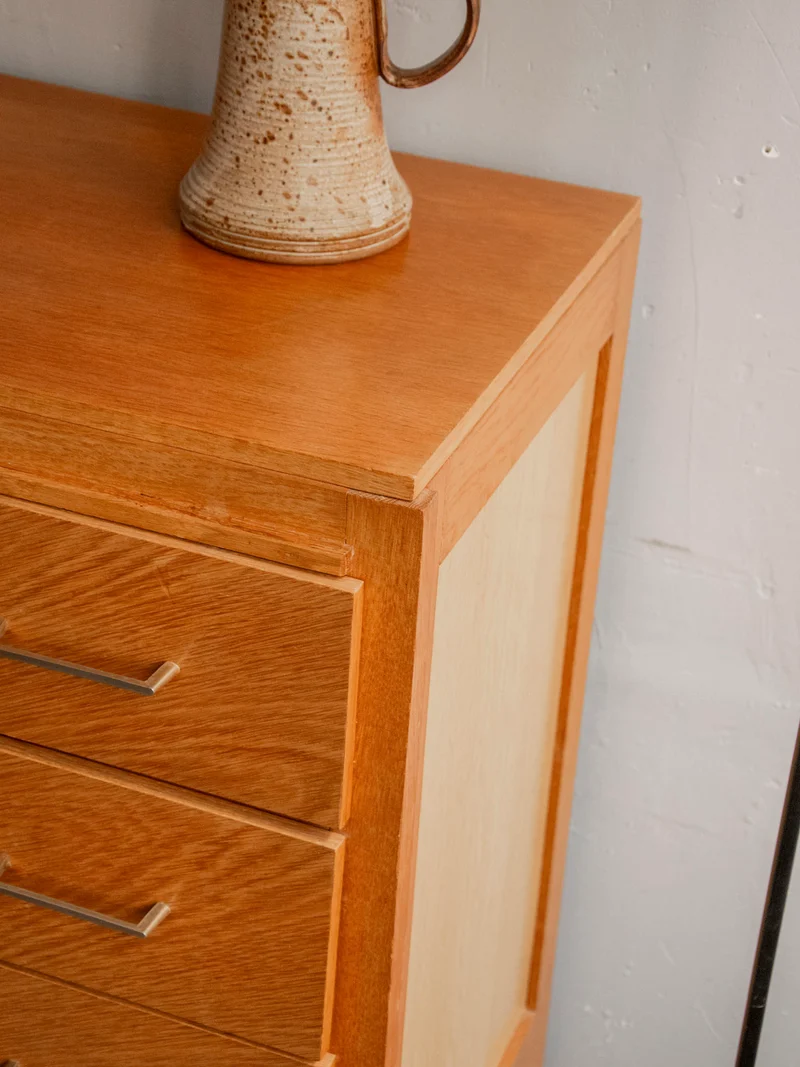Olga, la commode en bois clair style scandinave N°461