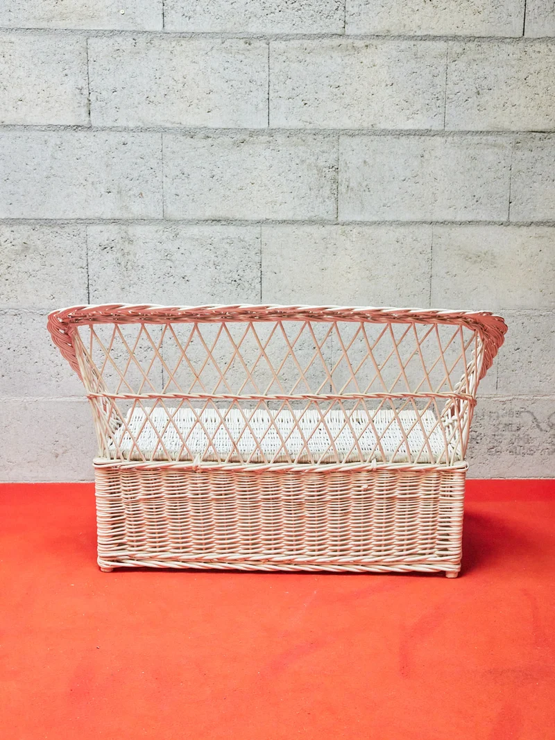 Antoine, le banc en osier blanc N°444