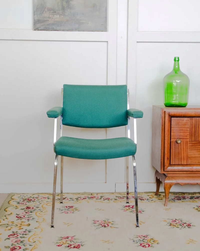 Alma, la chaise vert sauge N°1627
