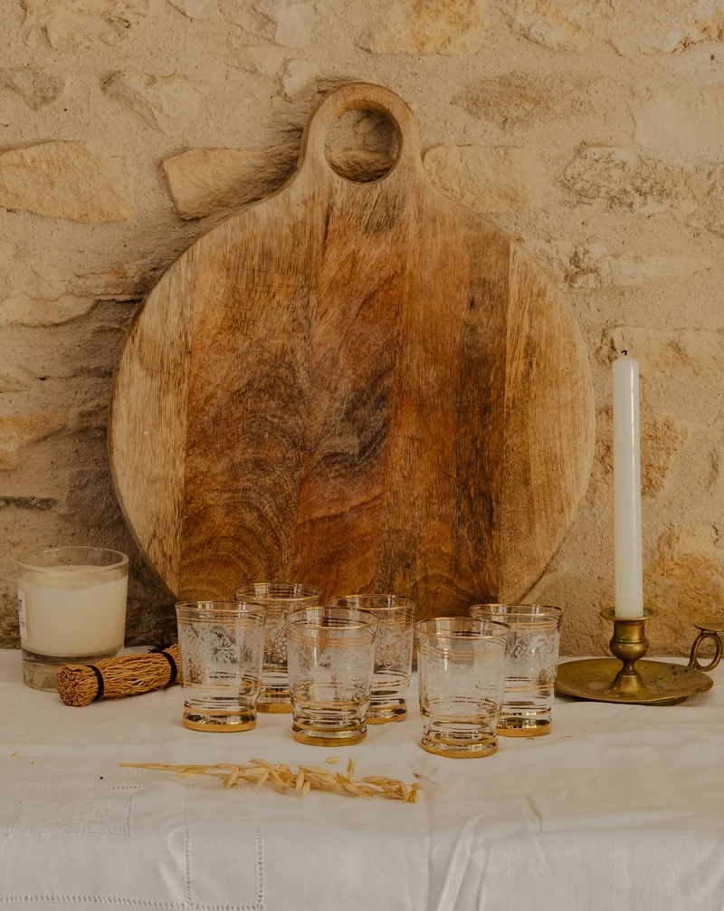 Eugène, le lot de 6 verres en verre N°235