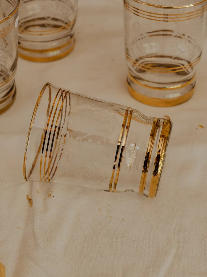 Eugène, le lot de 6 verres en verre N°235