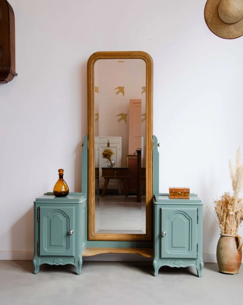 Louise, la coiffeuse style Louis XV en bois N°308