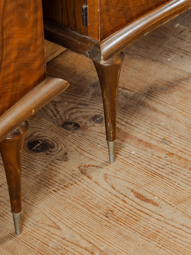 Odile, la paire de tables de chevet en bois N°1423