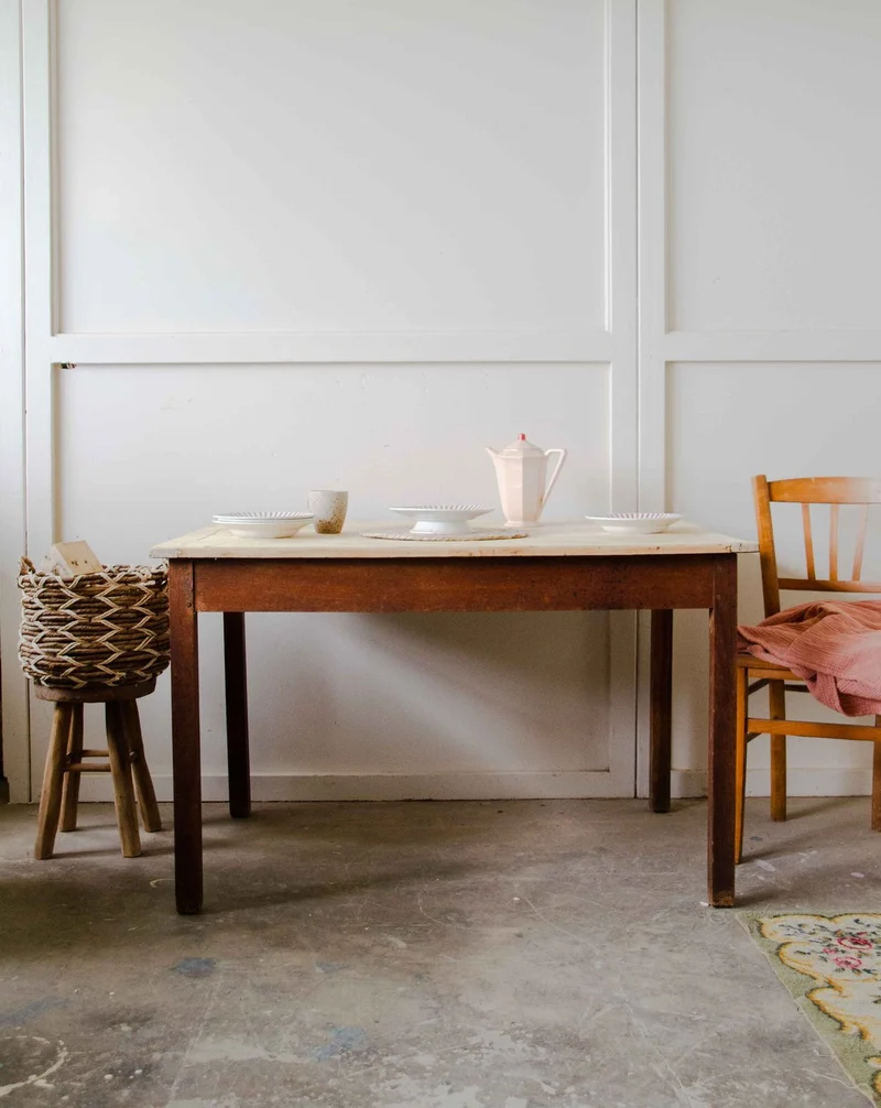 Romy, la table à manger de ferme N°1412