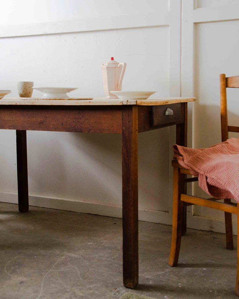 Romy, la table à manger de ferme N°1412