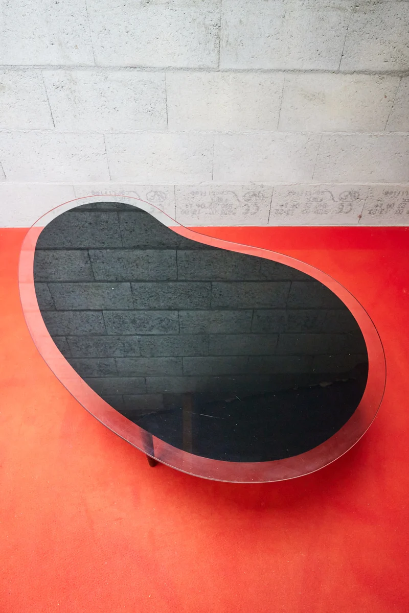 Donna, la table basse en verre N°1022