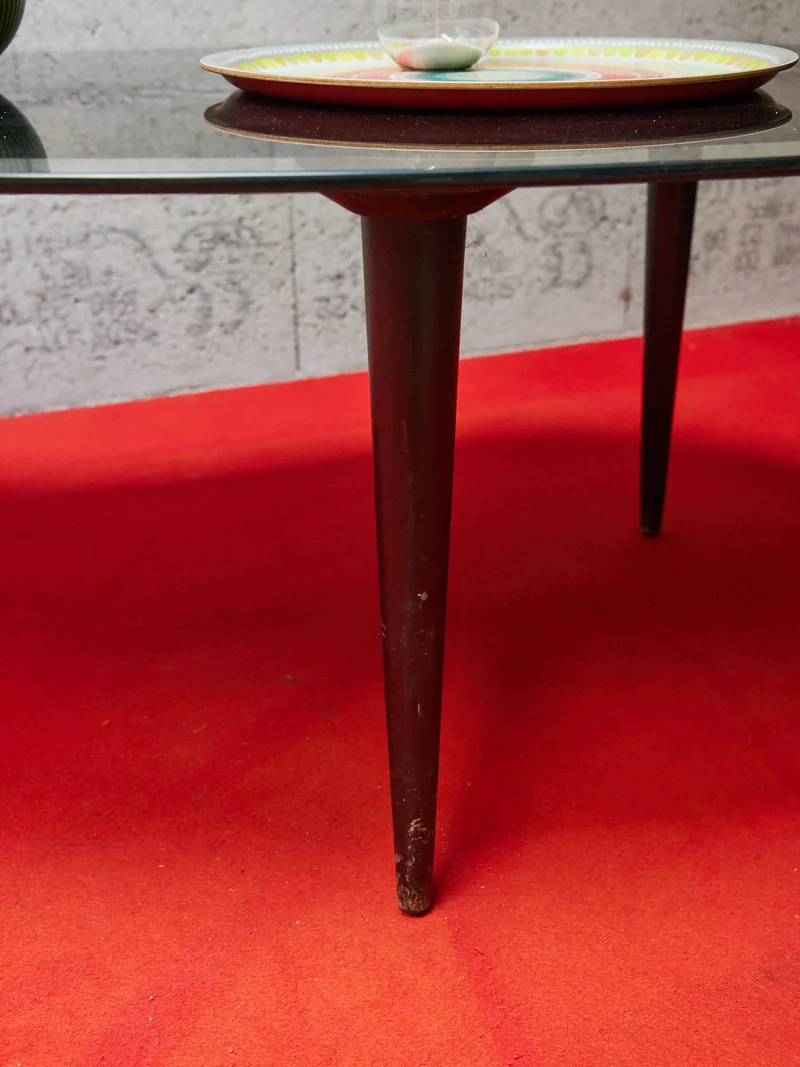Donna, la table basse en verre N°1022