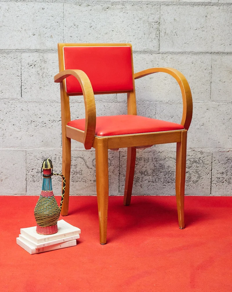 Ernest, le fauteuil bridge en bois N°1004