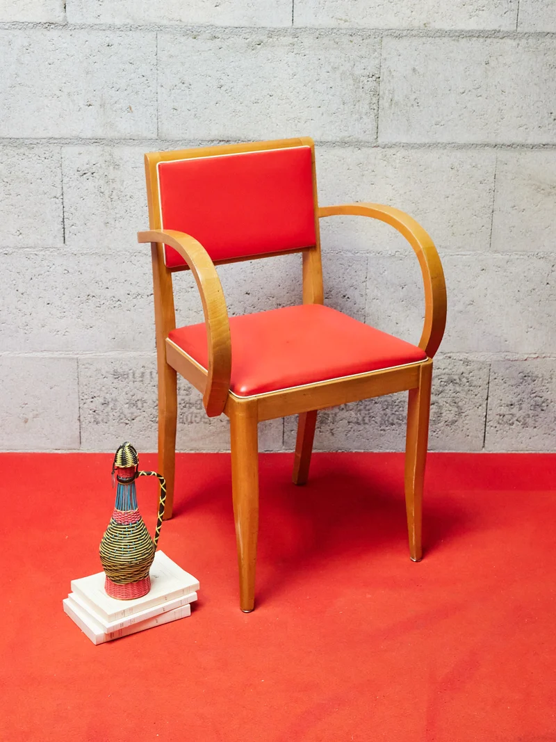 Ernest, le fauteuil bridge en bois N°1004