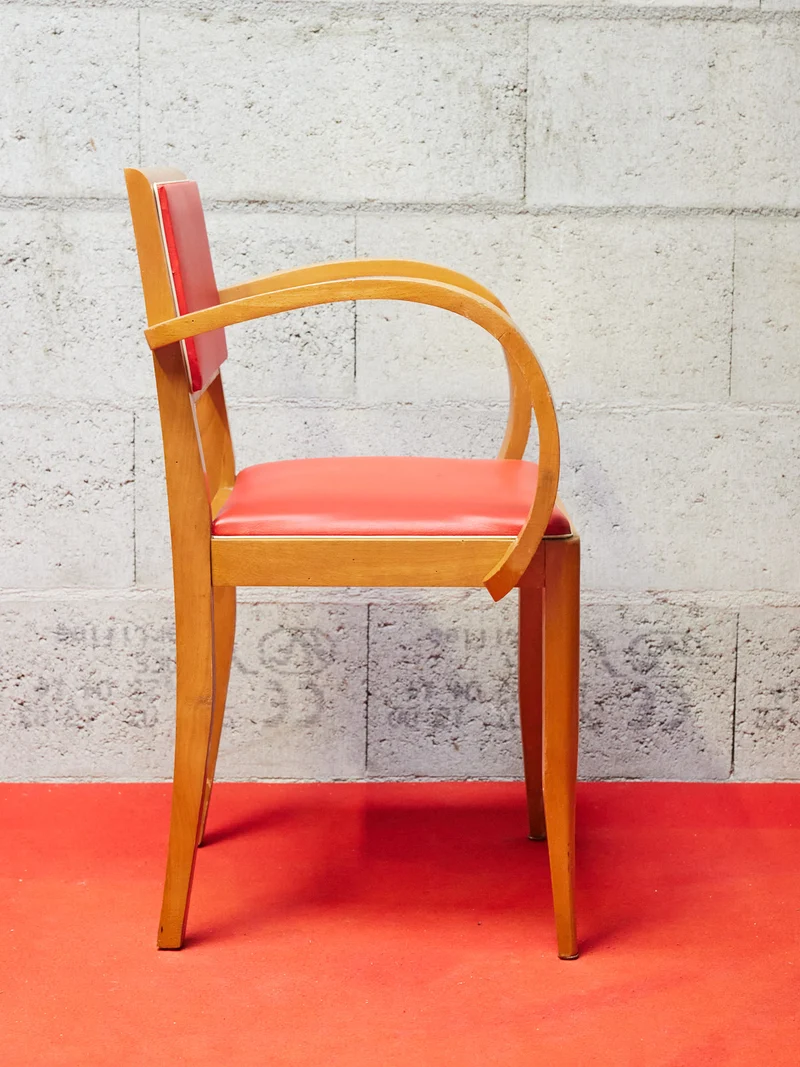 Ernest, le fauteuil bridge en bois N°1004