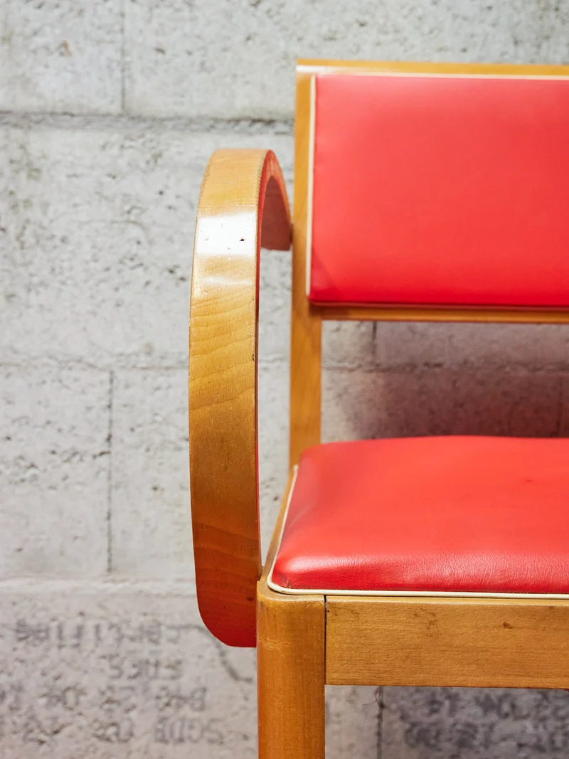 Ernest, le fauteuil bridge en bois N°1004