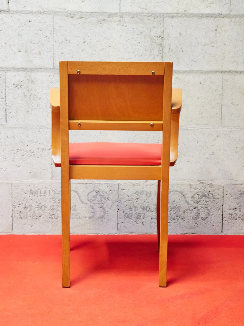 Ernest, le fauteuil bridge en bois N°1004