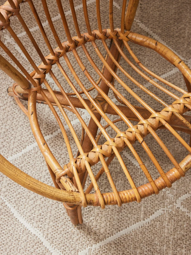 Ernestine, la chaise pour enfant en rotin N°1286