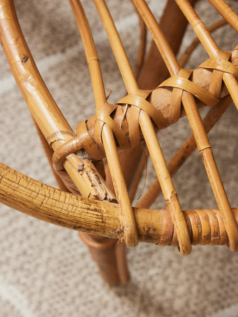 Ernestine, la chaise pour enfant en rotin N°1286