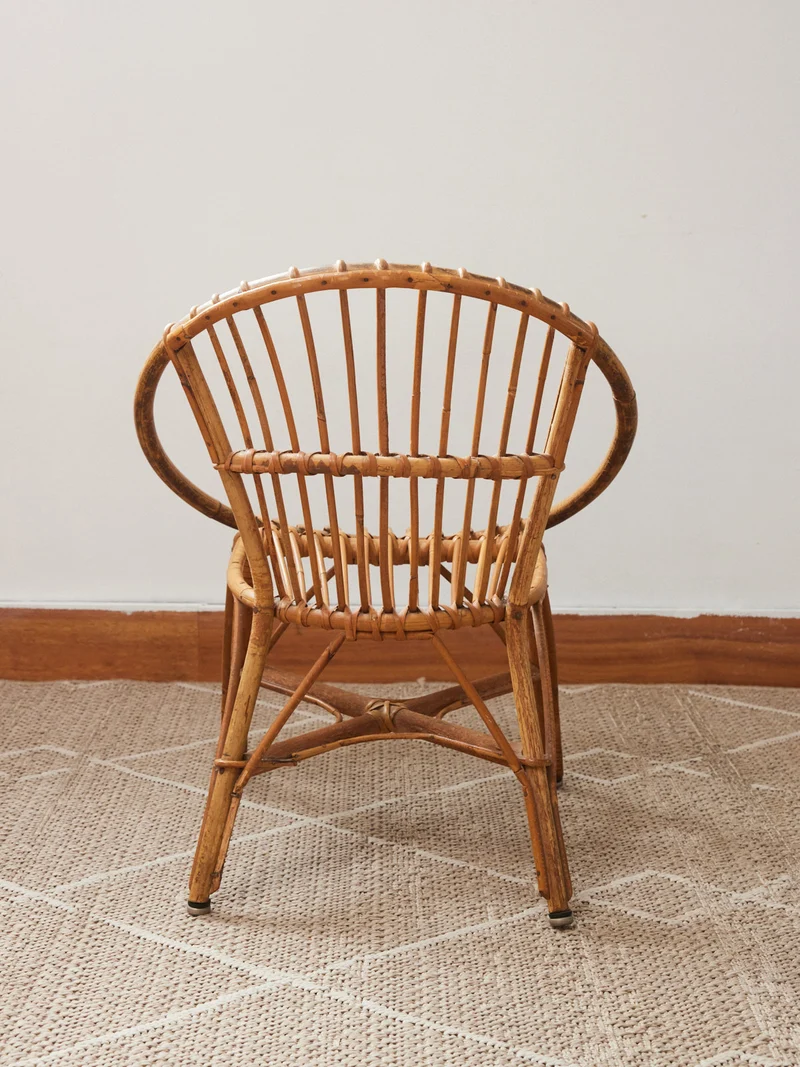 Ernestine, la chaise pour enfant en rotin N°1286