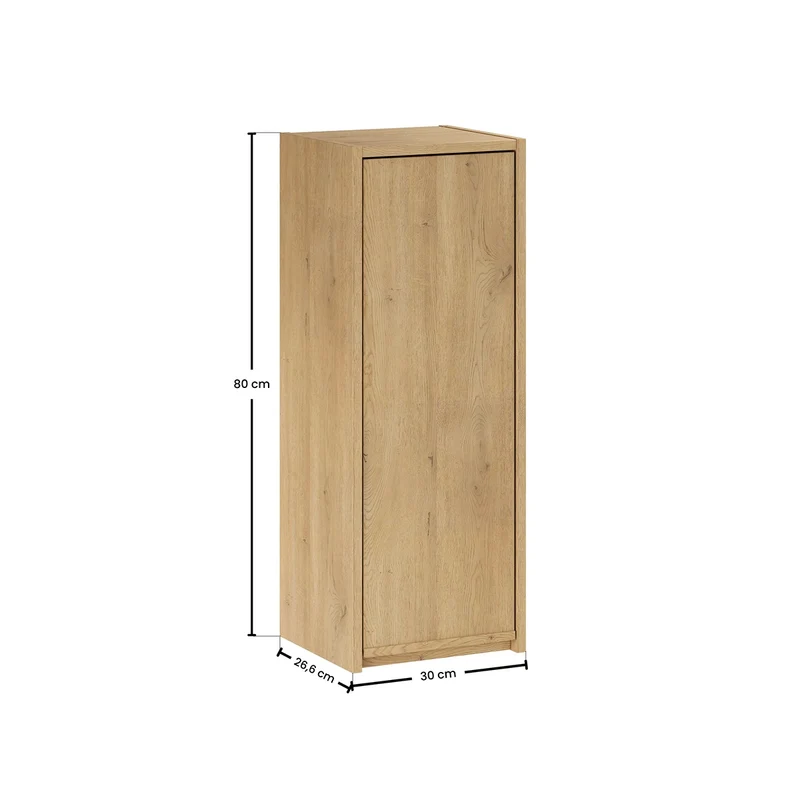Demi-colonne 1 porte Edmé Bois