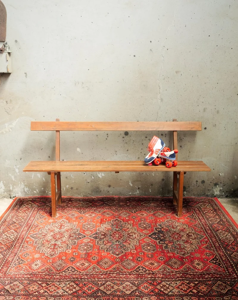 Antoine, le grand banc en bois N°445