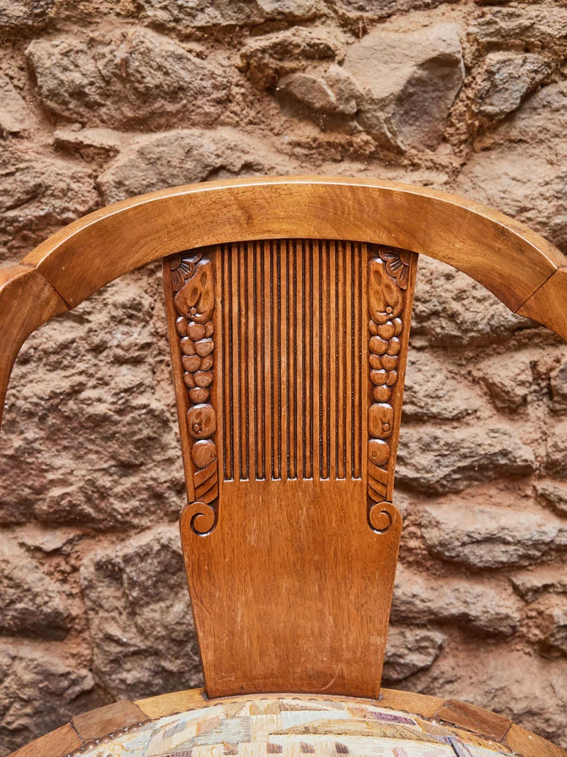 Claude, le lot de 4 chaises Art déco N°1333