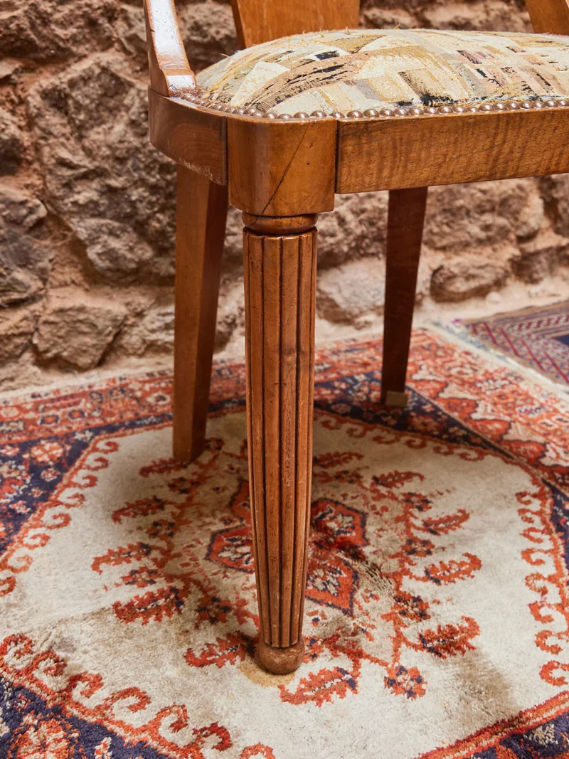 Claude, le lot de 4 chaises Art déco N°1333