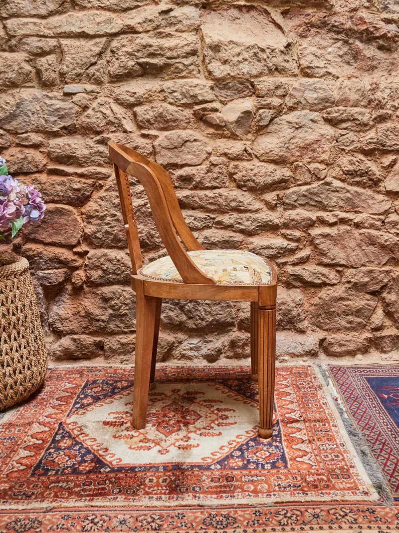 Claude, le lot de 4 chaises Art déco N°1333
