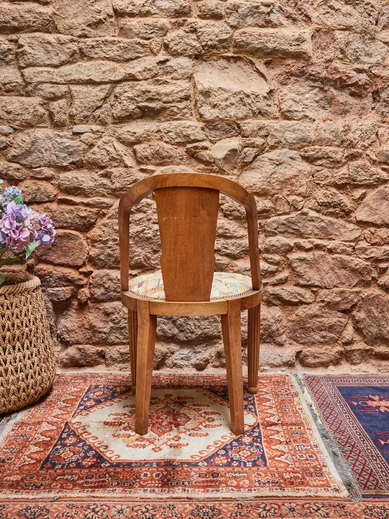 Claude, le lot de 4 chaises Art déco N°1333
