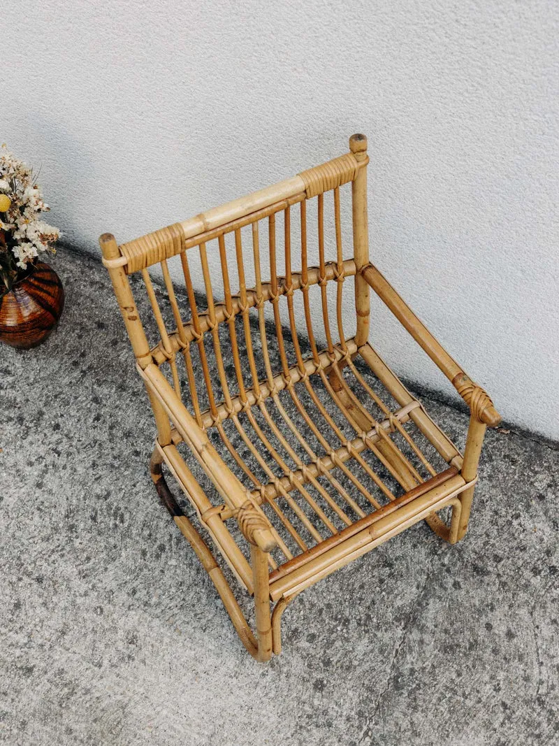 Marcus, le fauteuil pour enfant en rotin N°324
