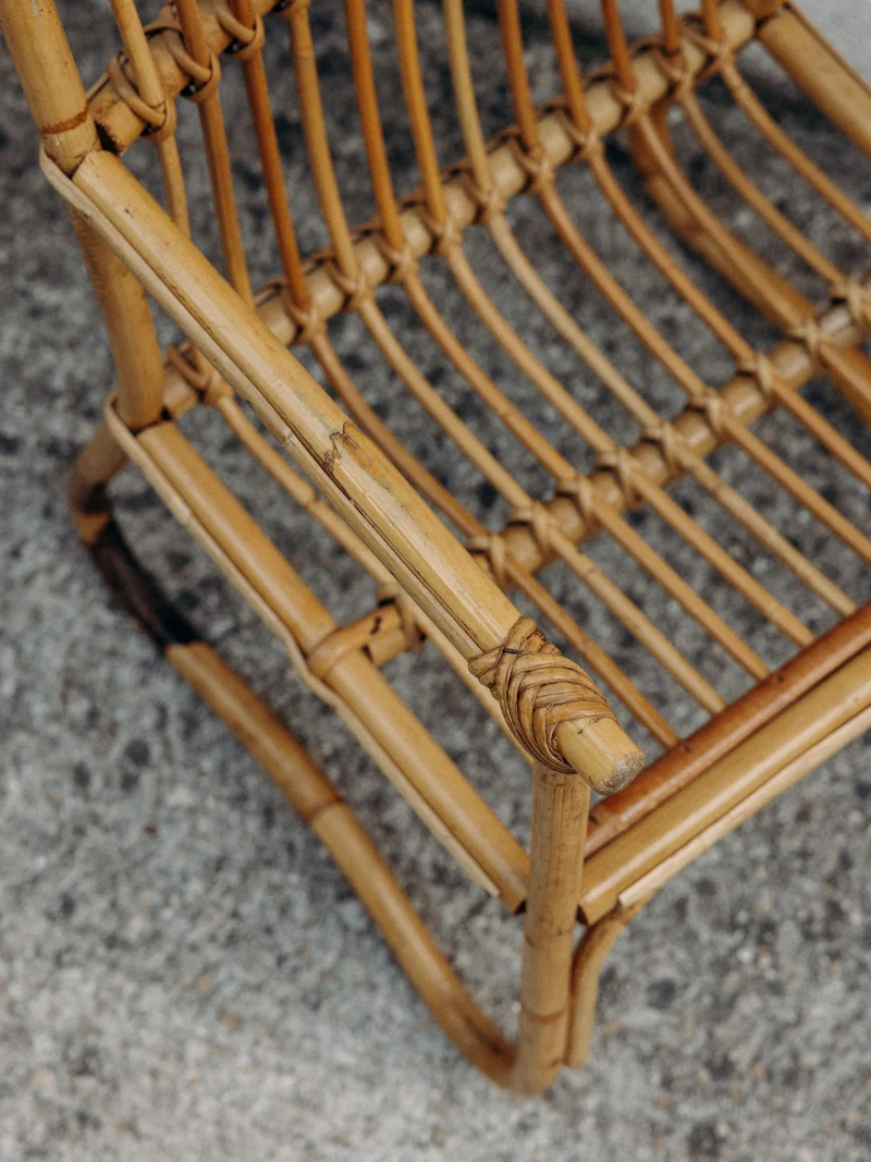 Marcus, le fauteuil pour enfant en rotin N°324