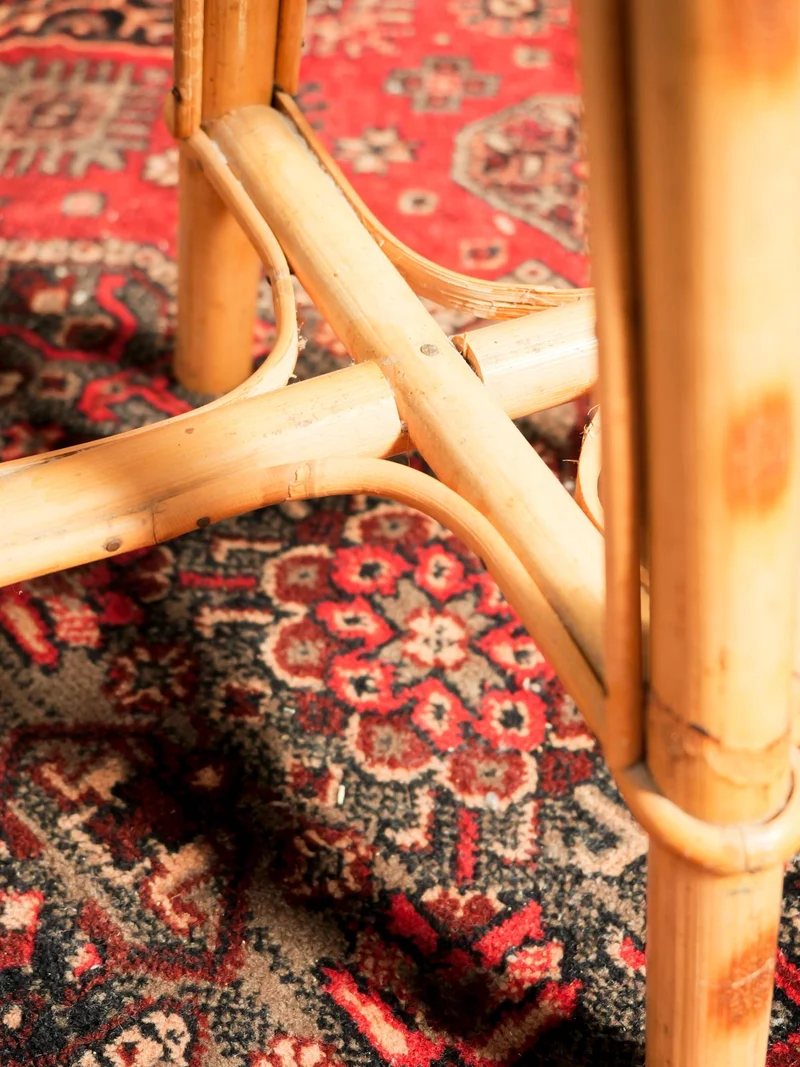 Regis, le tabouret en rotin N°1385