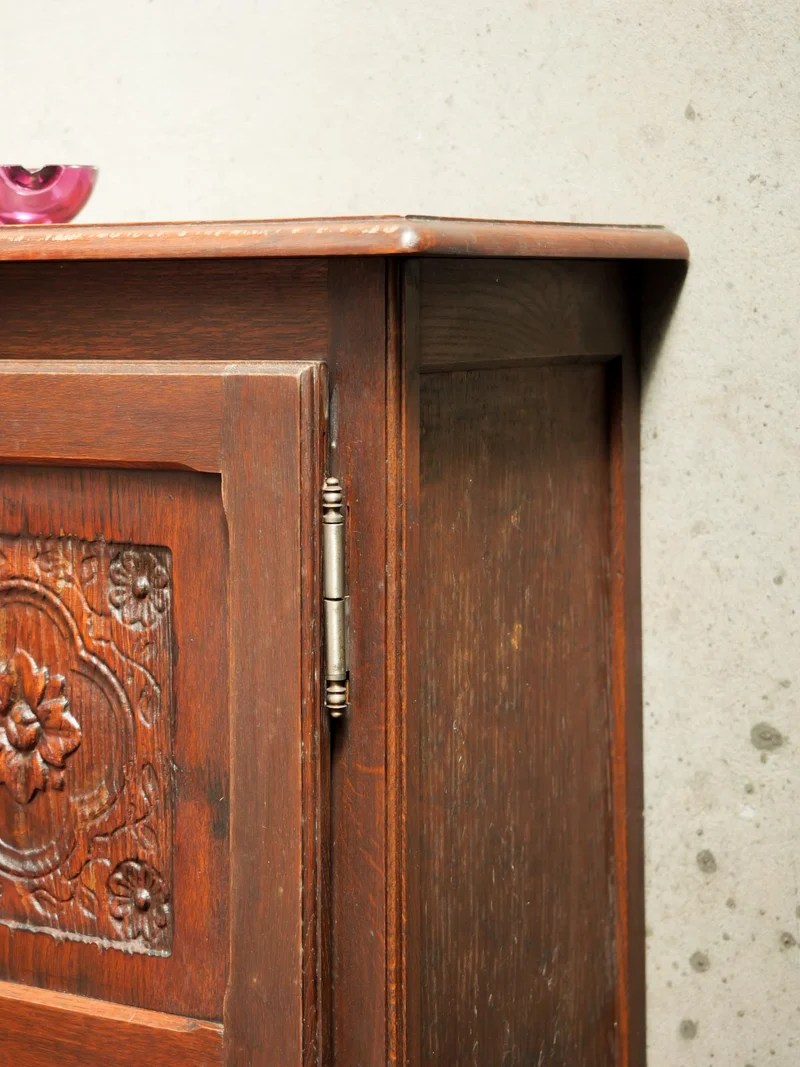 Odile, la grande table de chevet en bois N°1396