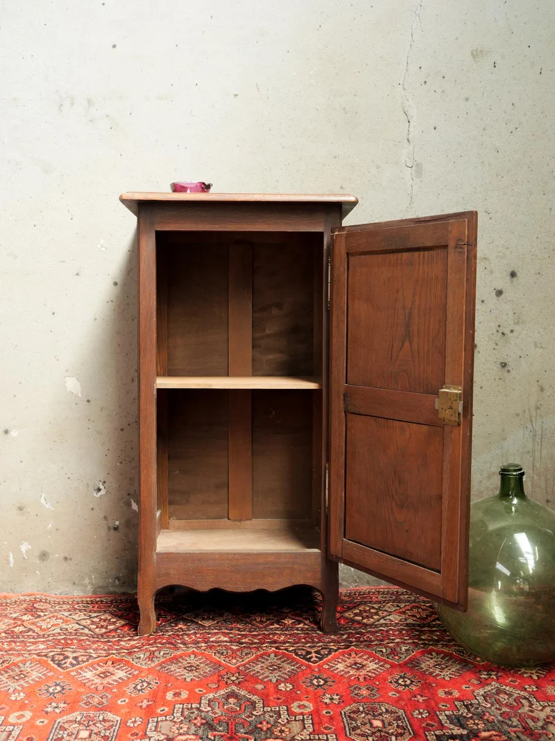 Odile, la grande table de chevet en bois N°1396