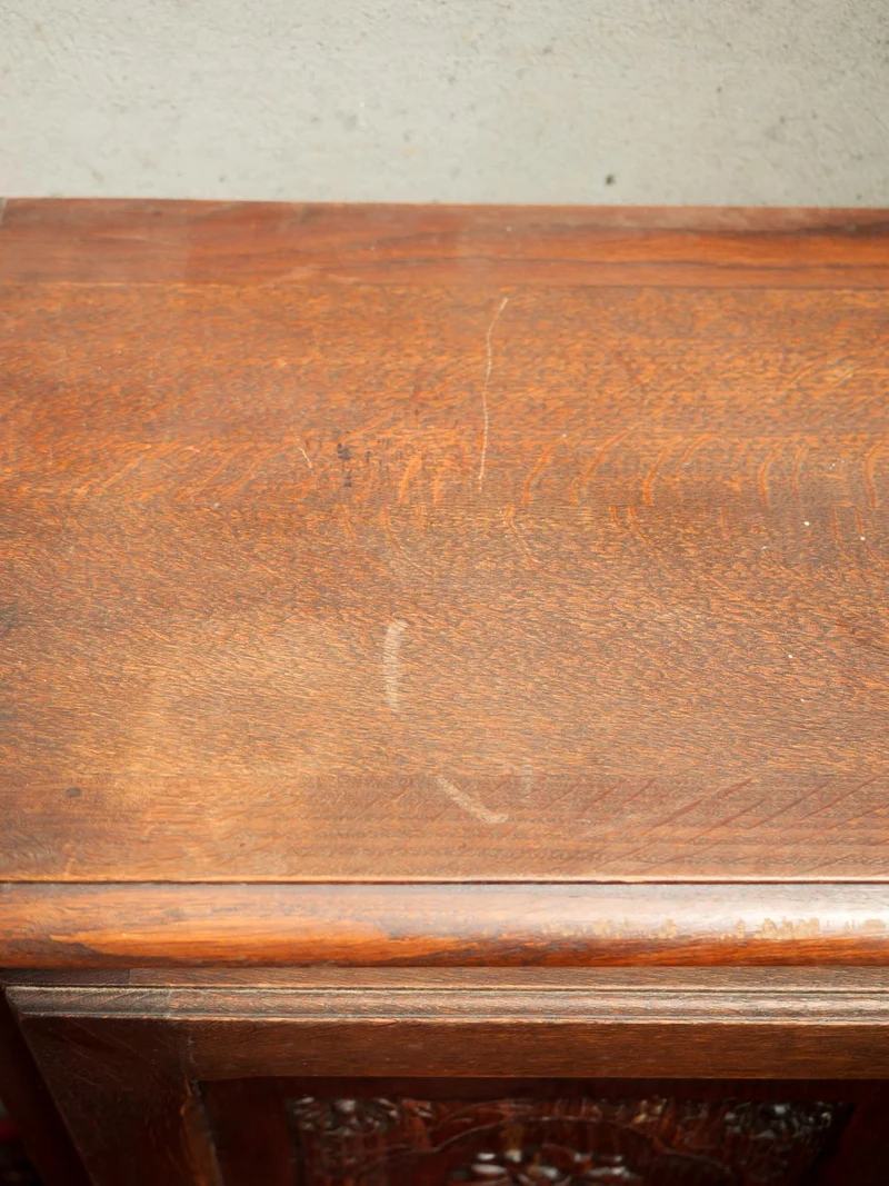 Odile, la grande table de chevet en bois N°1396