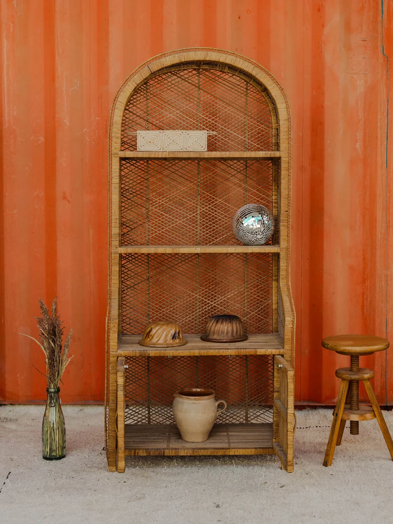 Gaëlle, l'étagère en rotin N°893